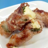 子供が大好き(^^)豚肉の梅しそチーズ巻き♪